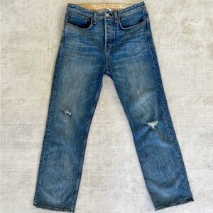 rag & bone Distressed Blue Jeans size 28